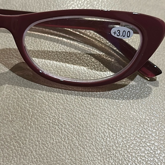 Reader Glasses Cat Eye  +3.00  Blue Light Filter - Picture 3 of 4